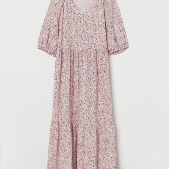 Puff sleeves floral dress H&M. New - Picture 13 of 13